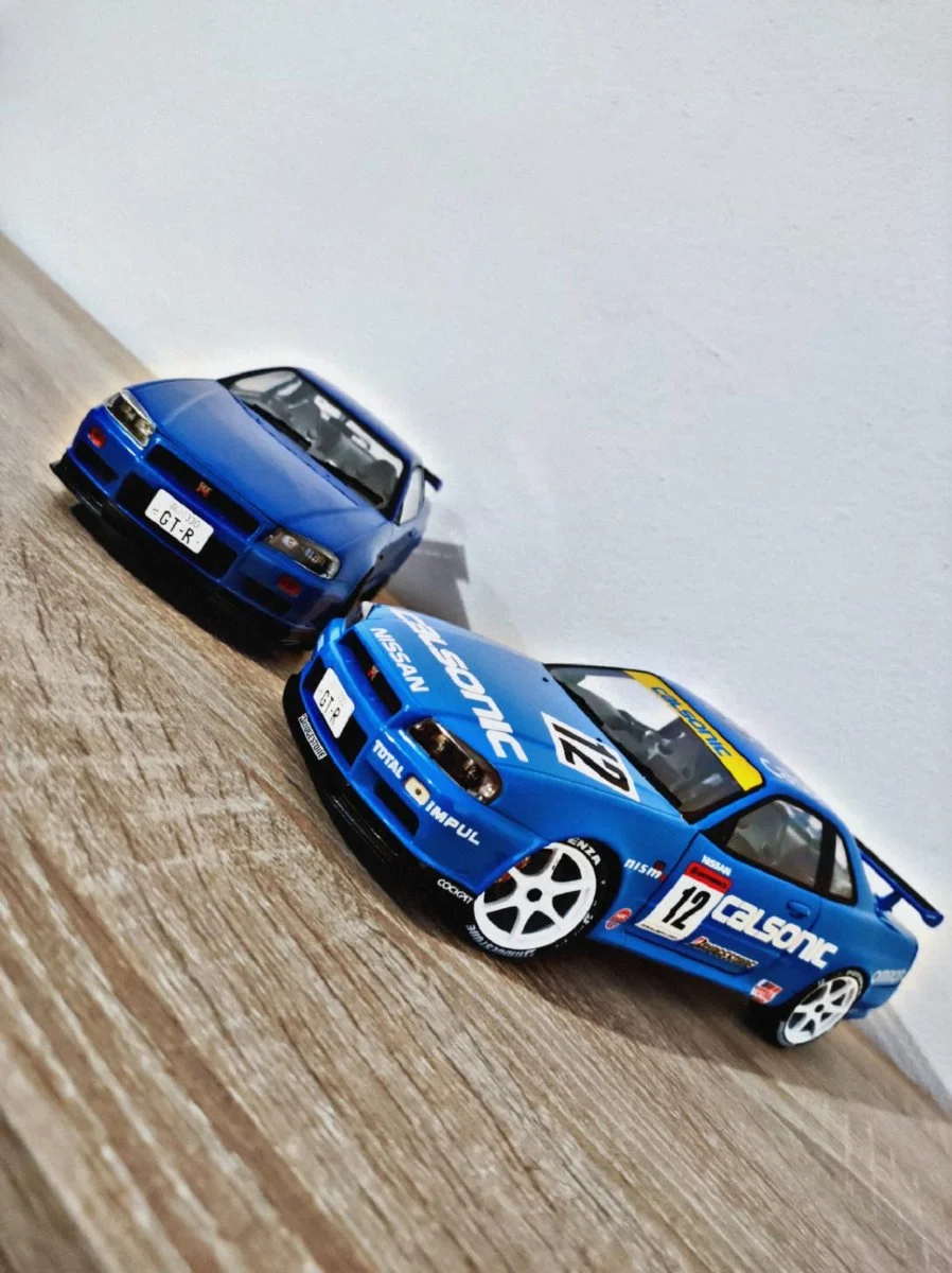 Solido 1:18 NISSAN GT-R (R34) STREETFIGHTER CALSONIC TRIBUTE 2000  1:18