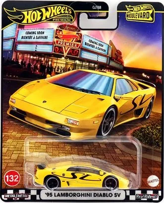 Hot Wheels '95 Lamborghini Diablo SV 1:64