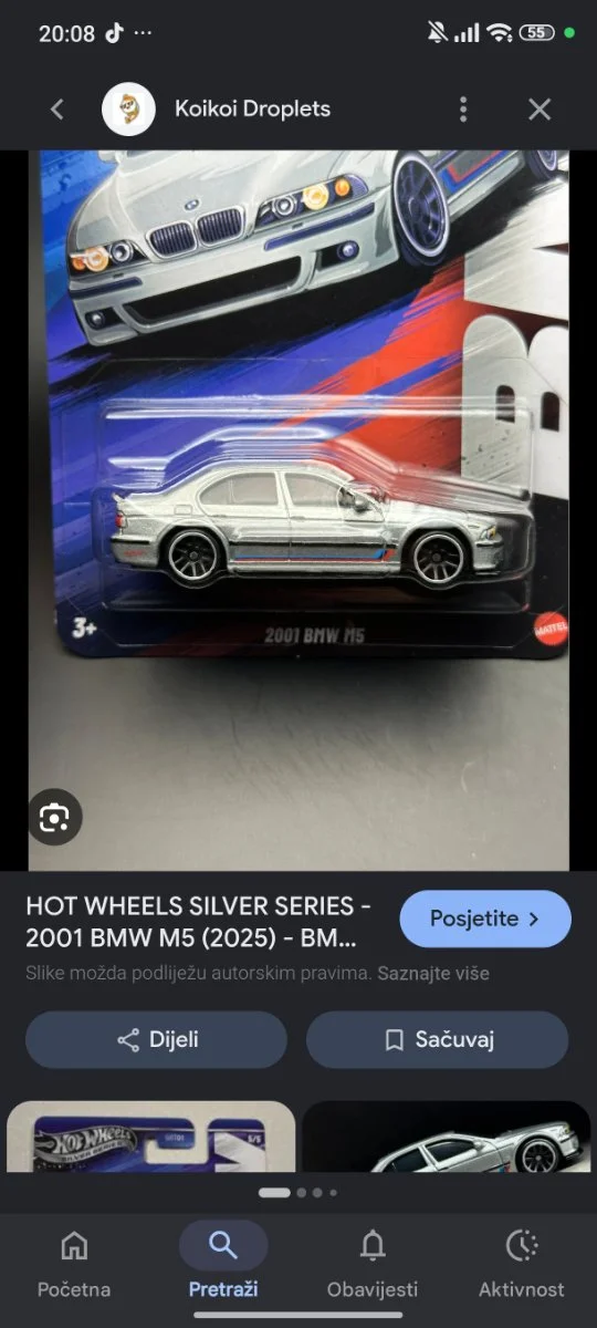 Hot Wheels BMW M5 2001 1:64