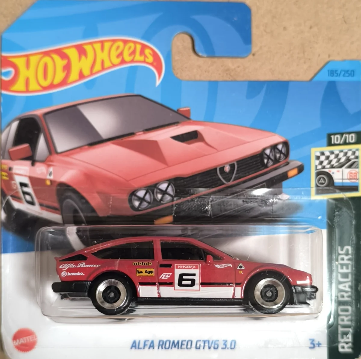 Hot Wheels Alfa Romeo GTV6 3.0 Crveni 1:64