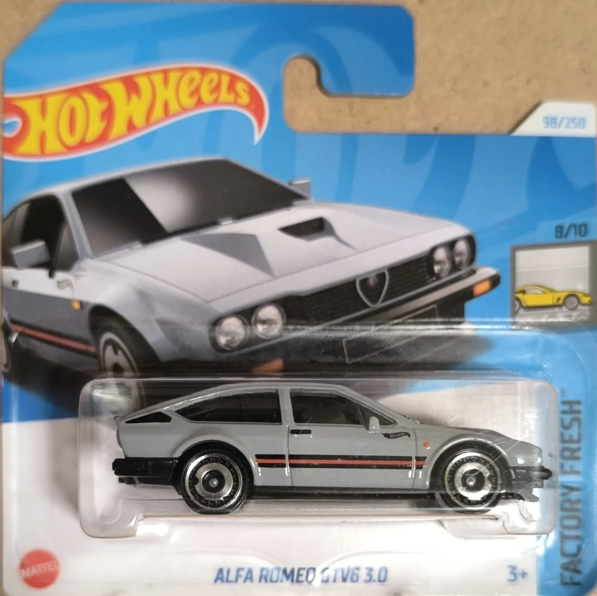 Hot Wheels Alfa Romeo GTV6 3.0 Sivi 1:64