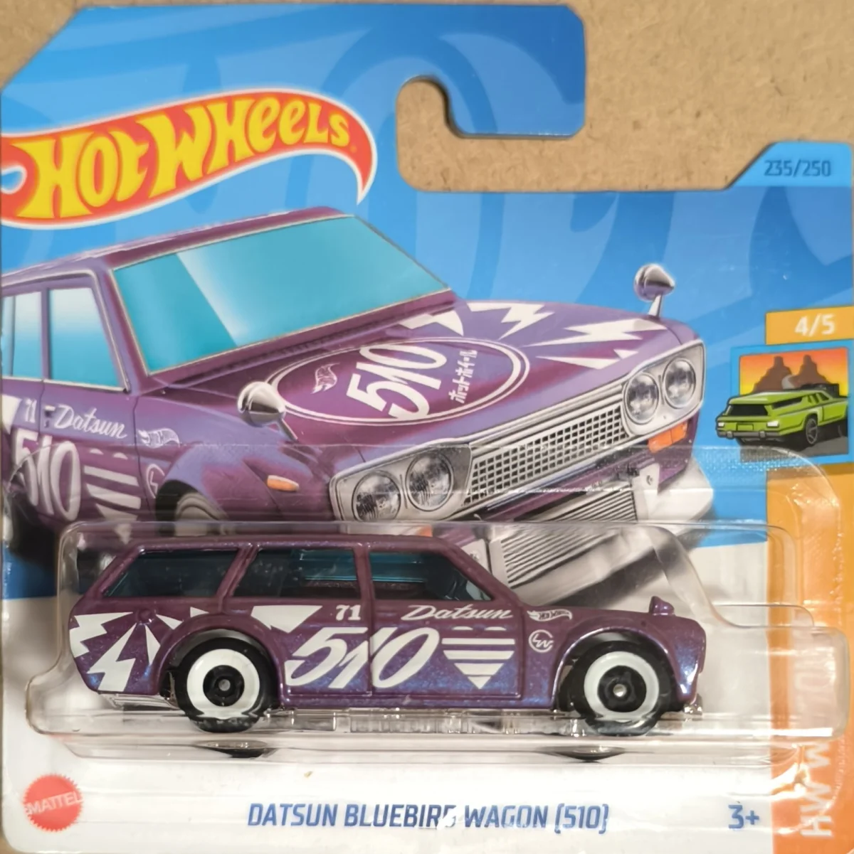 Hot Wheels Datsun Bluebirg Wagon (510) 1:64