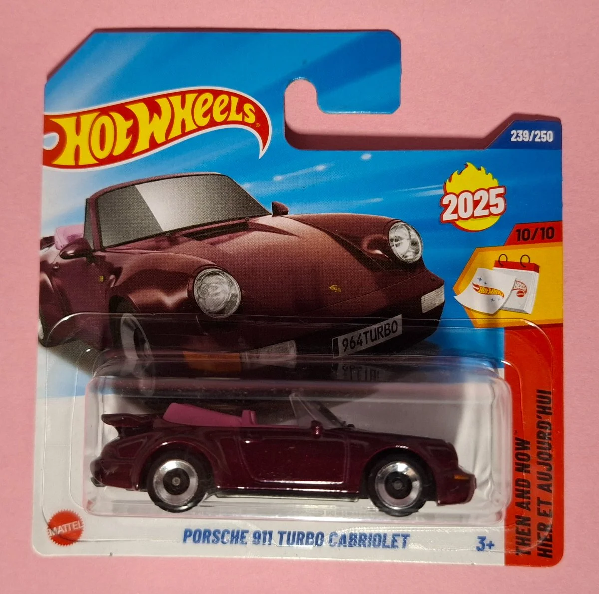 Hot Wheels PORSCHE 911 TURBO CABRIOLET 1:64
