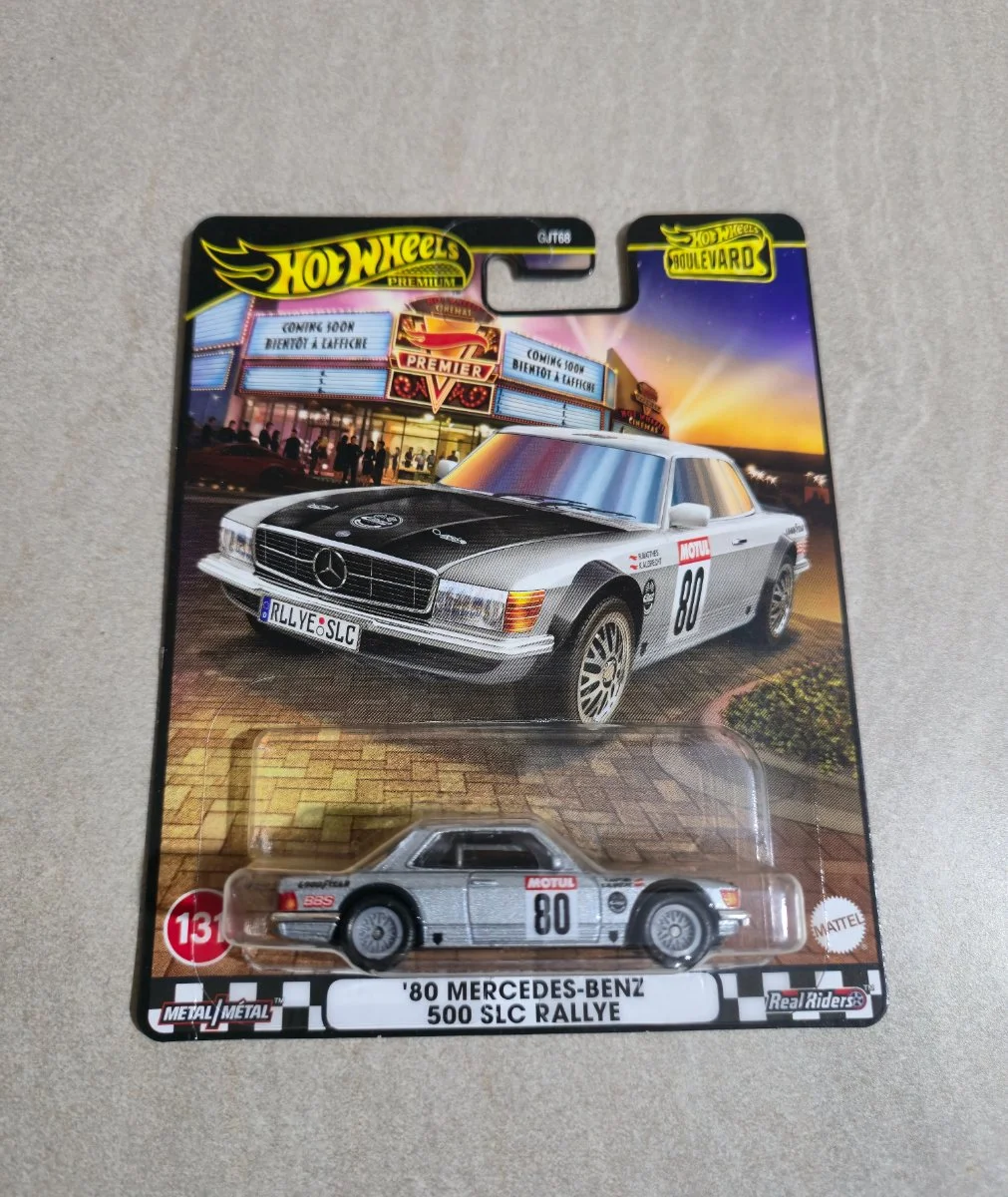 Hot Wheels '80 Mercedes-Benz 500 SLC Rallye 1:64