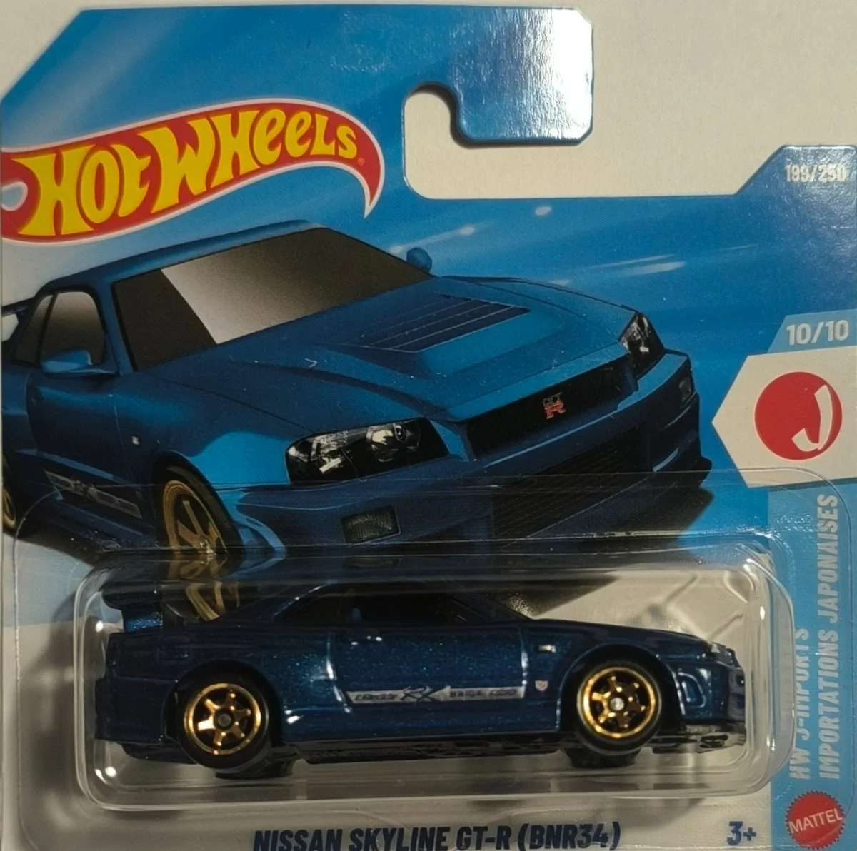 Hot Wheels Nissan Skyline GT-R (BNR34) 1:64