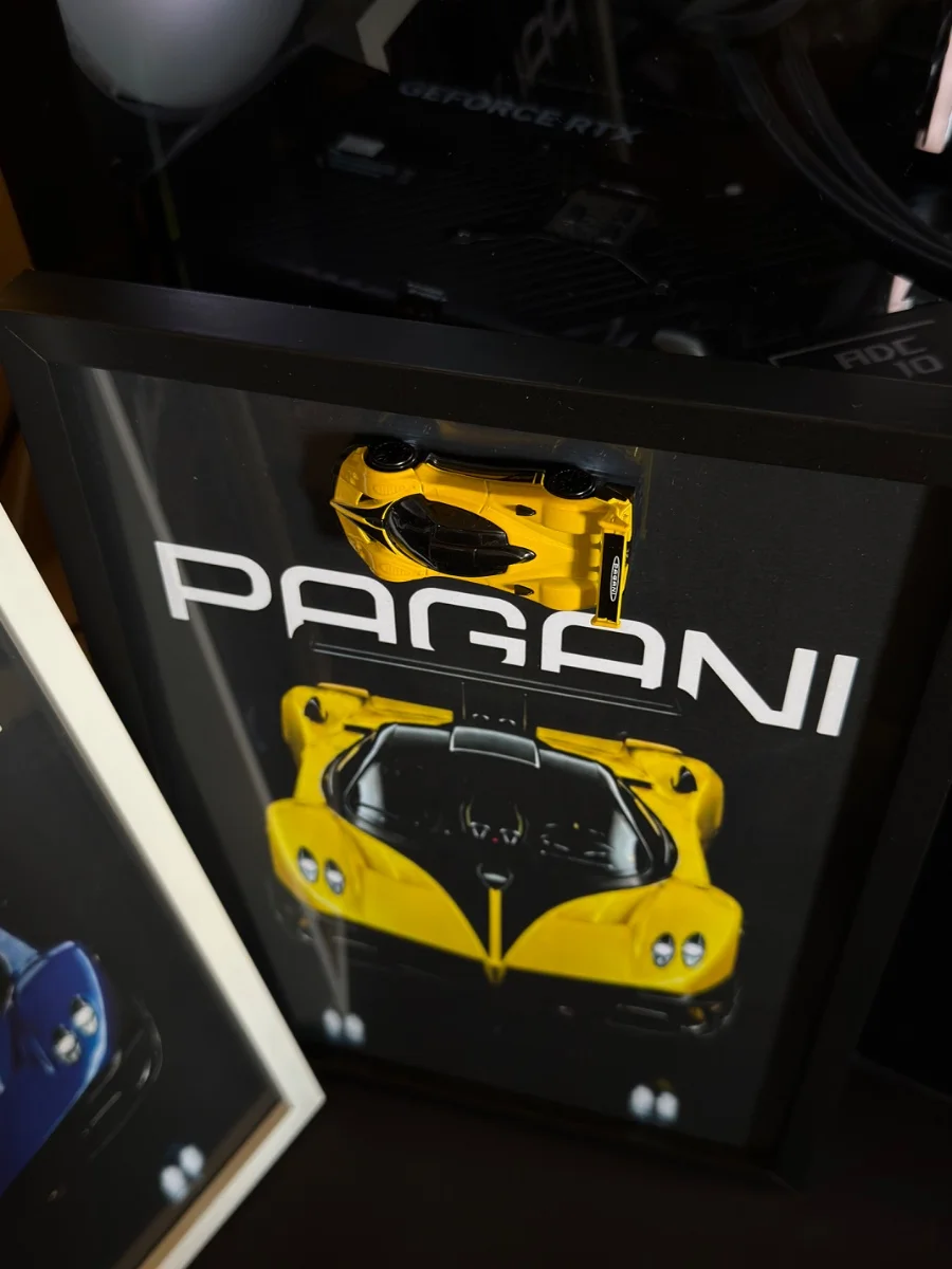 AutoArt Poster 3D model / Pagani Zonda R 