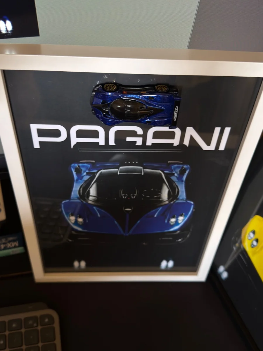 AutoArt Poster 3D model / Pagani Zonda R 