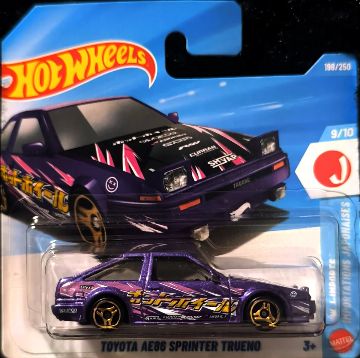 Hot Wheels Toyota AE86 Sprinter Trueno 1:64