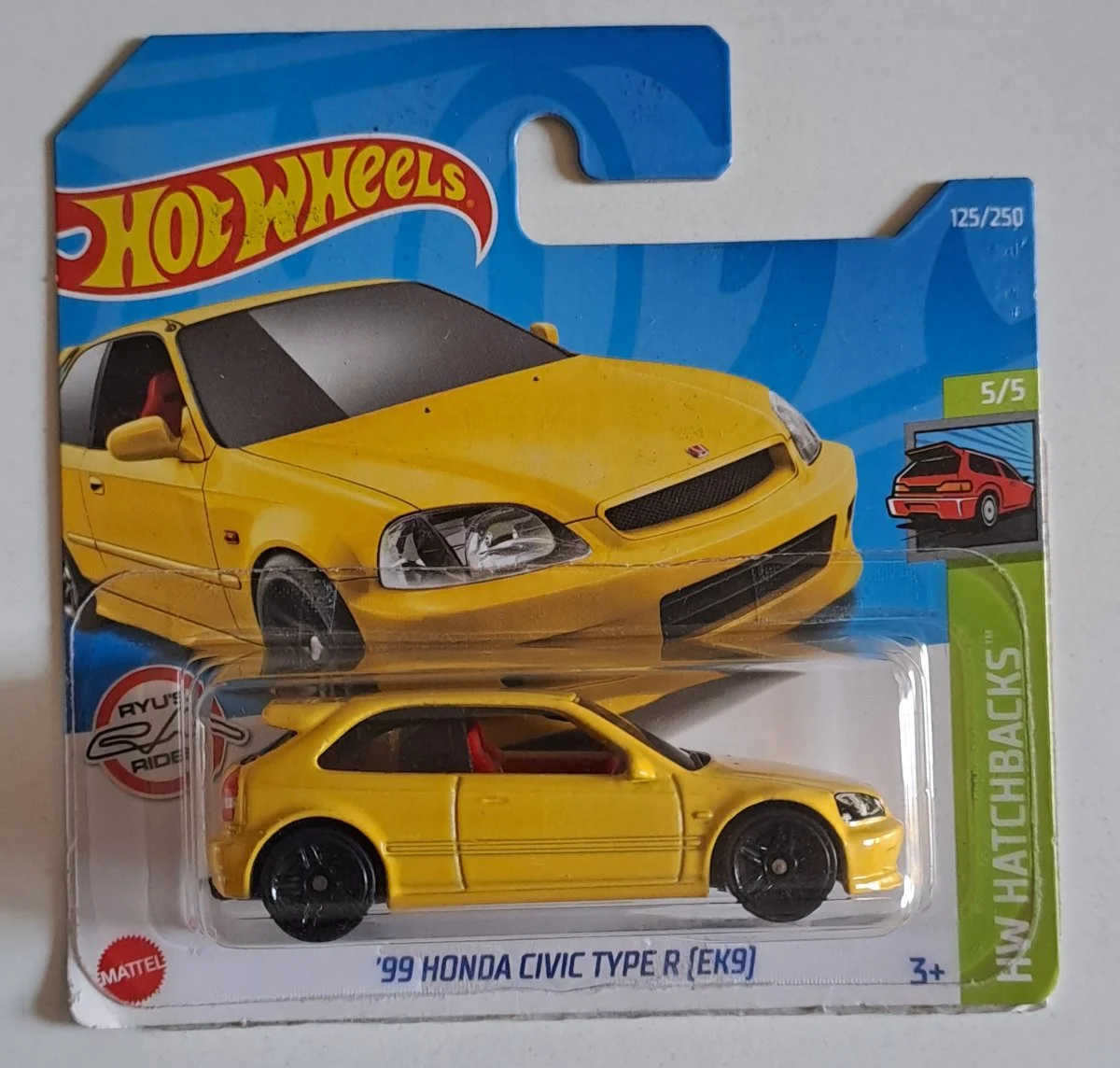 Hot Wheels '99 HONDA CIVIC TYPE R (EK9) 1:64