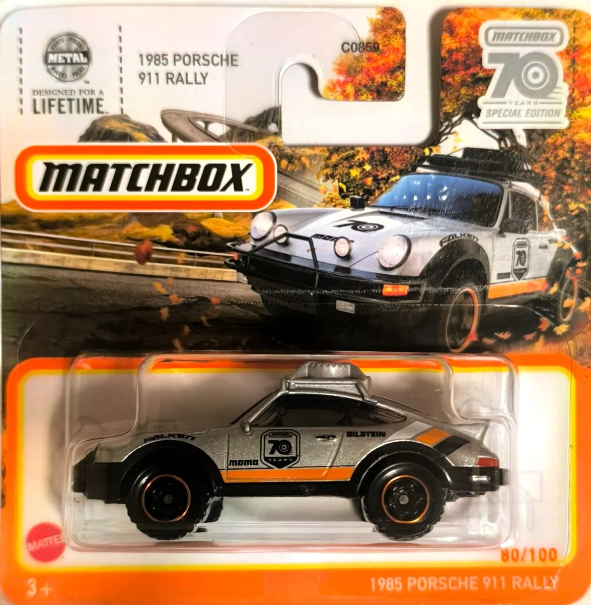 Matchbox 1985 Porsche 911 Rally 1:64
