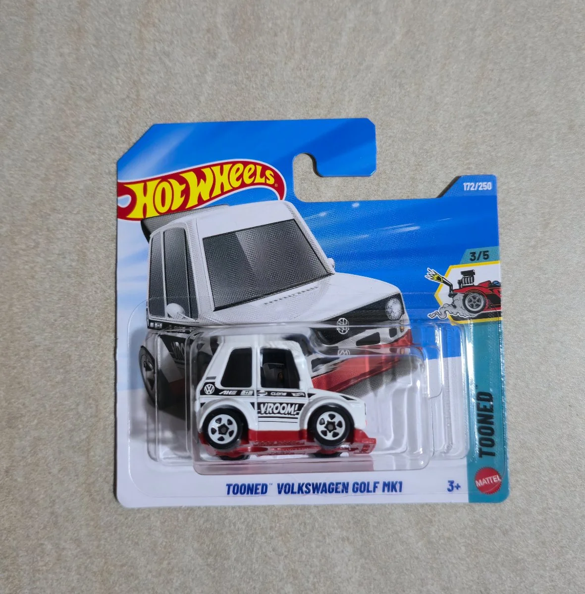 Hot Wheels Tooned Volkswagen Golf MK1 1:64