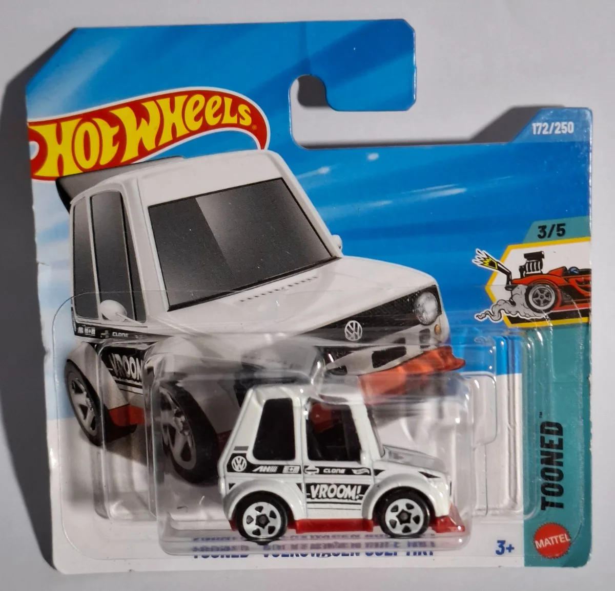Hot Wheels TOONED VOLKSWAGEN GOLF MK1 1:64