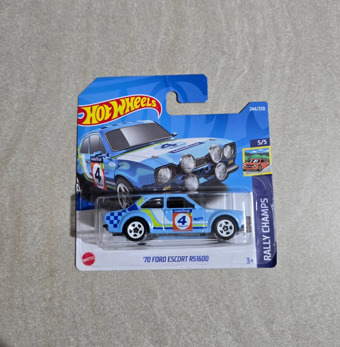 Hot Wheels '70 Ford Escort RS1600 1:64