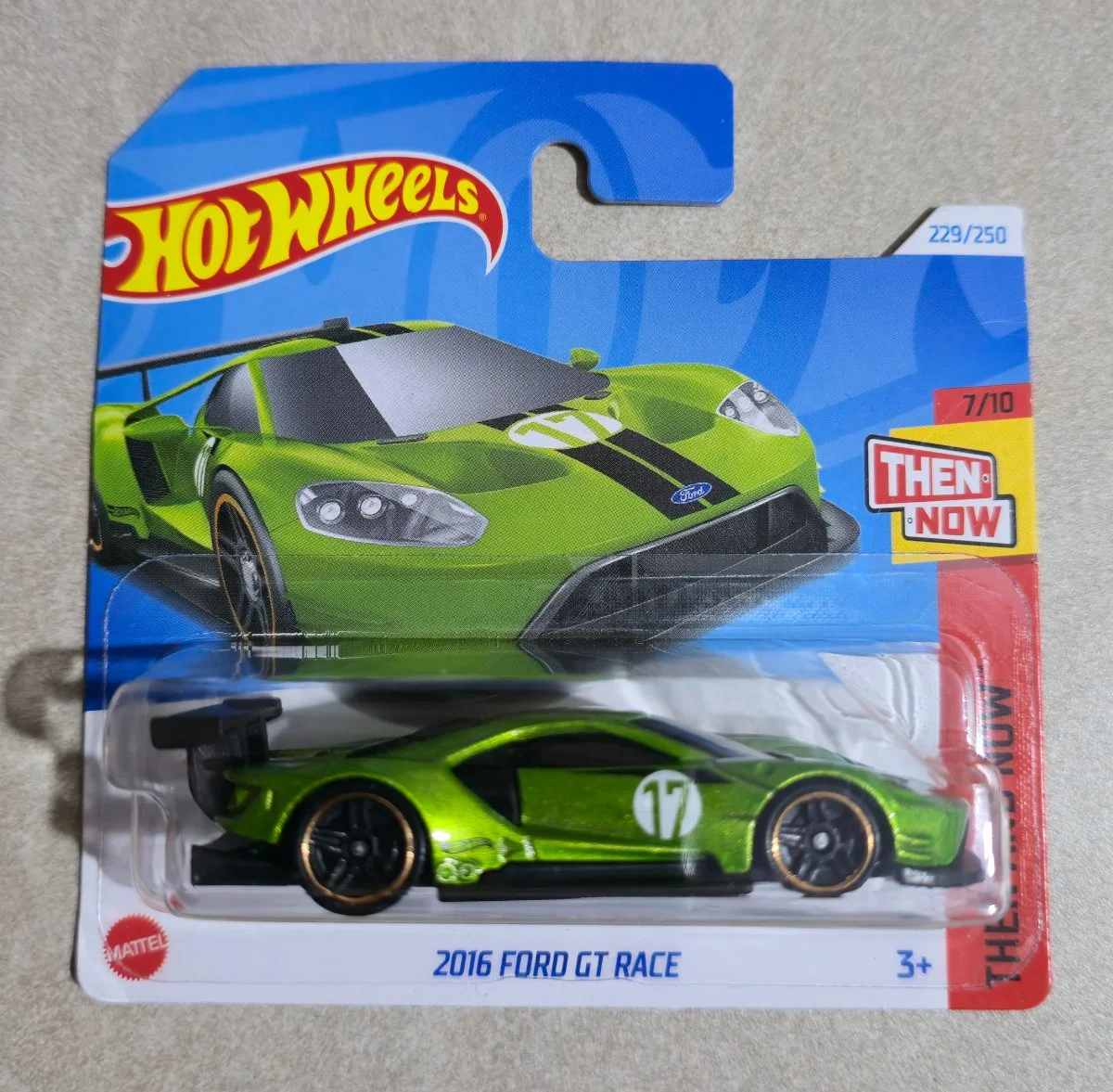 Hot Wheels 2016 Ford GT Race 1:64