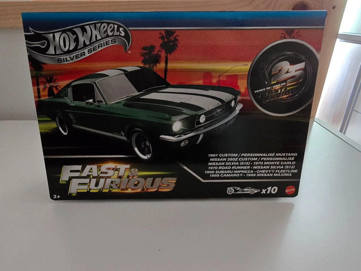 Hot Wheels Silver Series Fast & Furious (10-pack)  1:64