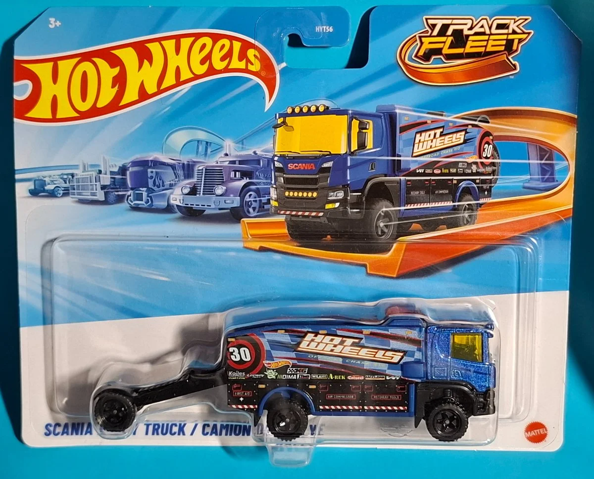 Hot Wheels SCANIA RALLY TRUCK 1:64