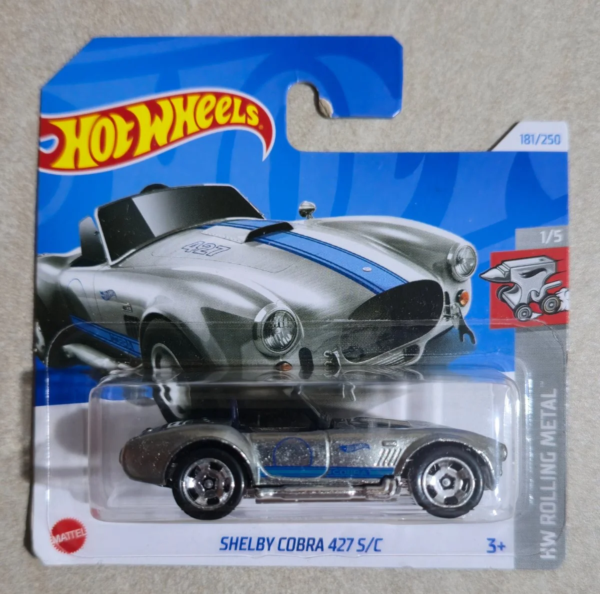 Hot Wheels Shelby Cobra 427 S/C 1:64