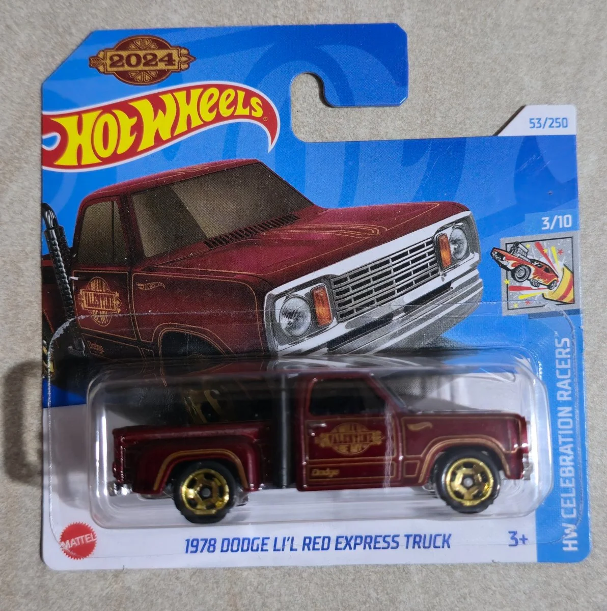 Hot Wheels 1978 Dodge Li'l Red Express Truck 1:64