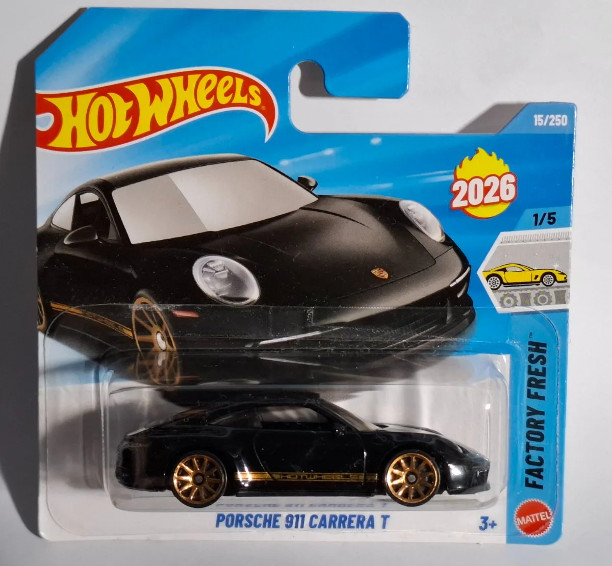 Hot Wheels PORSCHE 911 CARRERA T 1:64