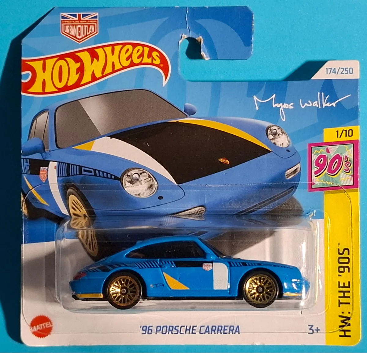 Hot Wheels '96 PORSCHE CARRERA 1:64