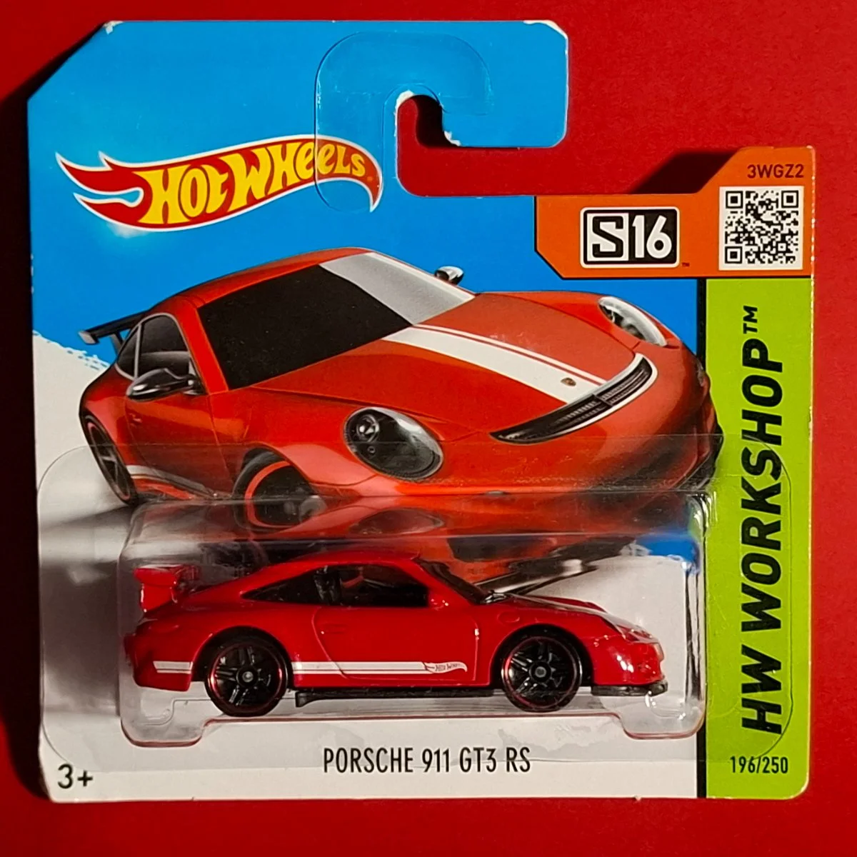 Hot Wheels PORSCHE 911 GT3 RS 1:64