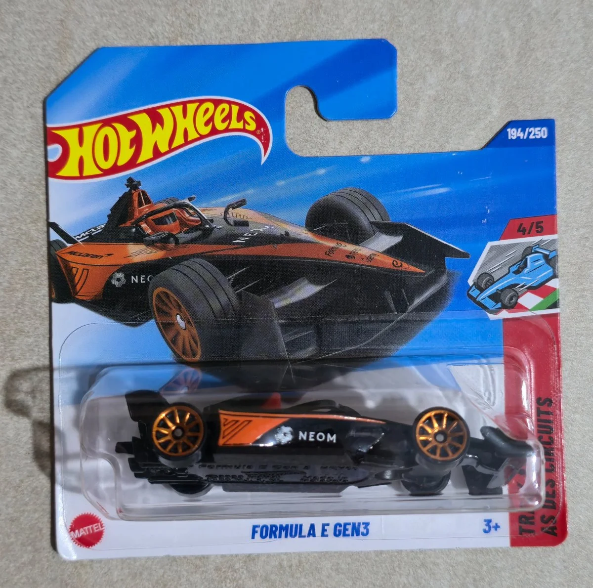 Hot Wheels Formula E Gen3 1:64