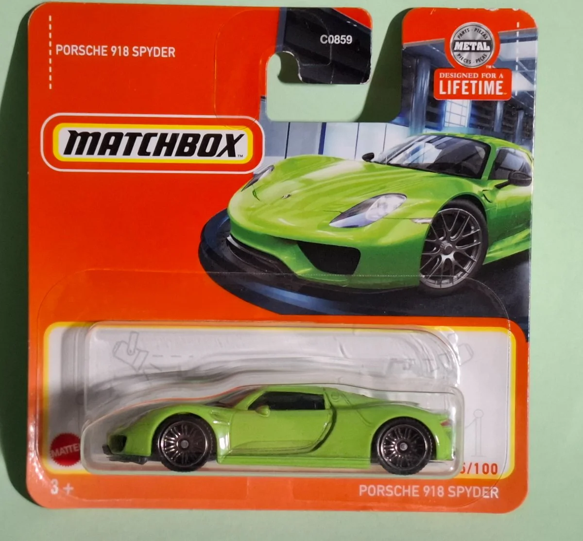 Matchbox PORSCHE 918 SPYDER 1:64