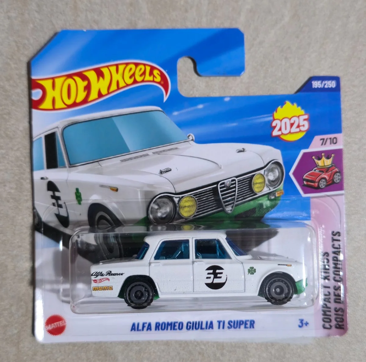 Hot Wheels Alfa Romeo Giulia TI Super 1:64