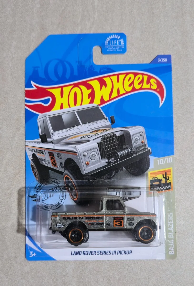 Hot Wheels Land Rover Series III Pickup ZAMAC 1:64