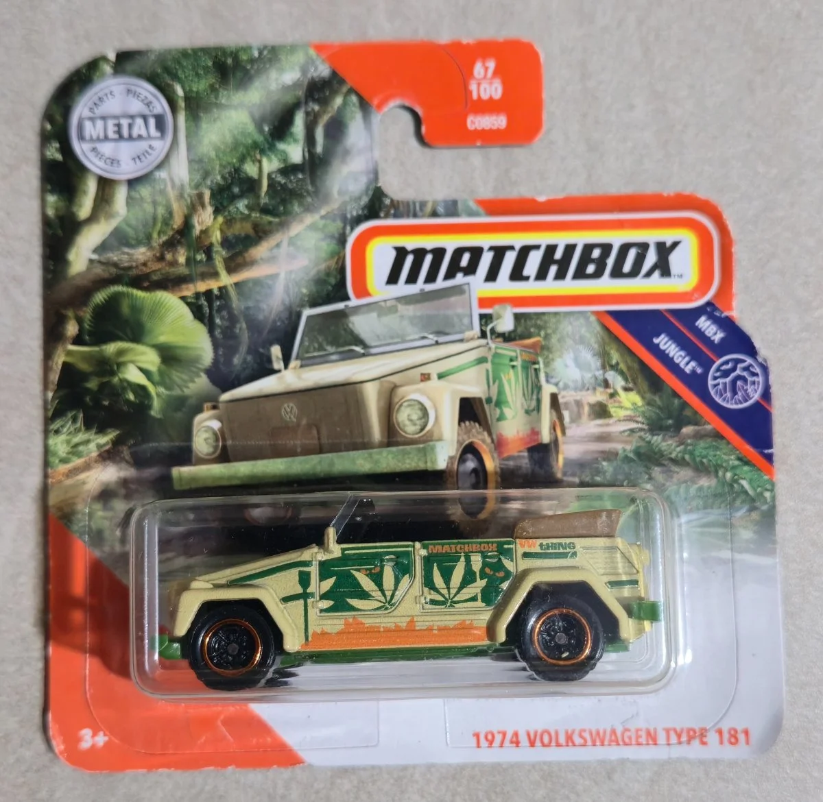 Matchbox '74 Volkswagen Type 181 1:64