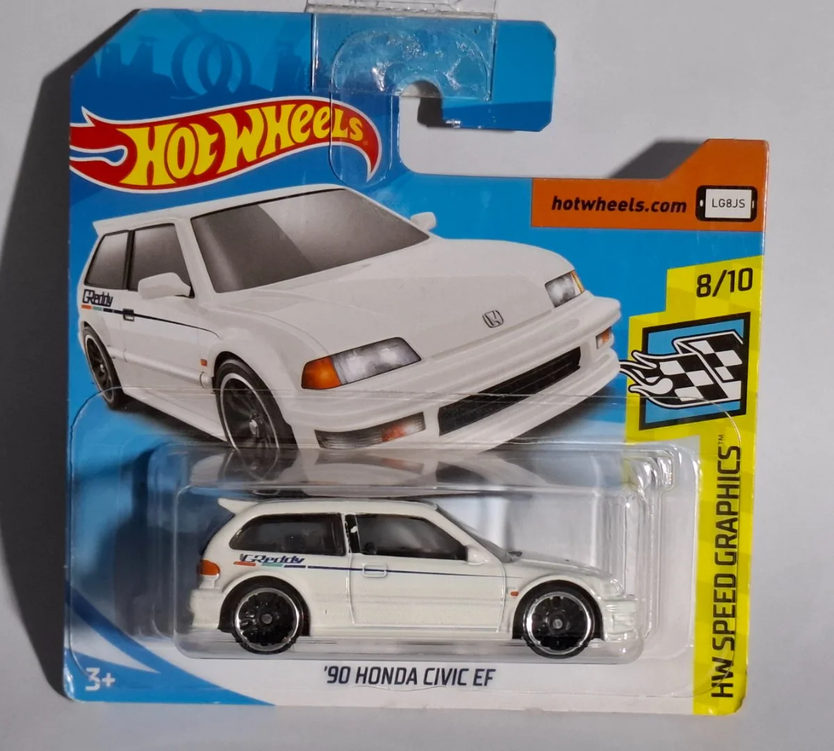 Hot Wheels '90 HONDA CIVIC EF 1:64