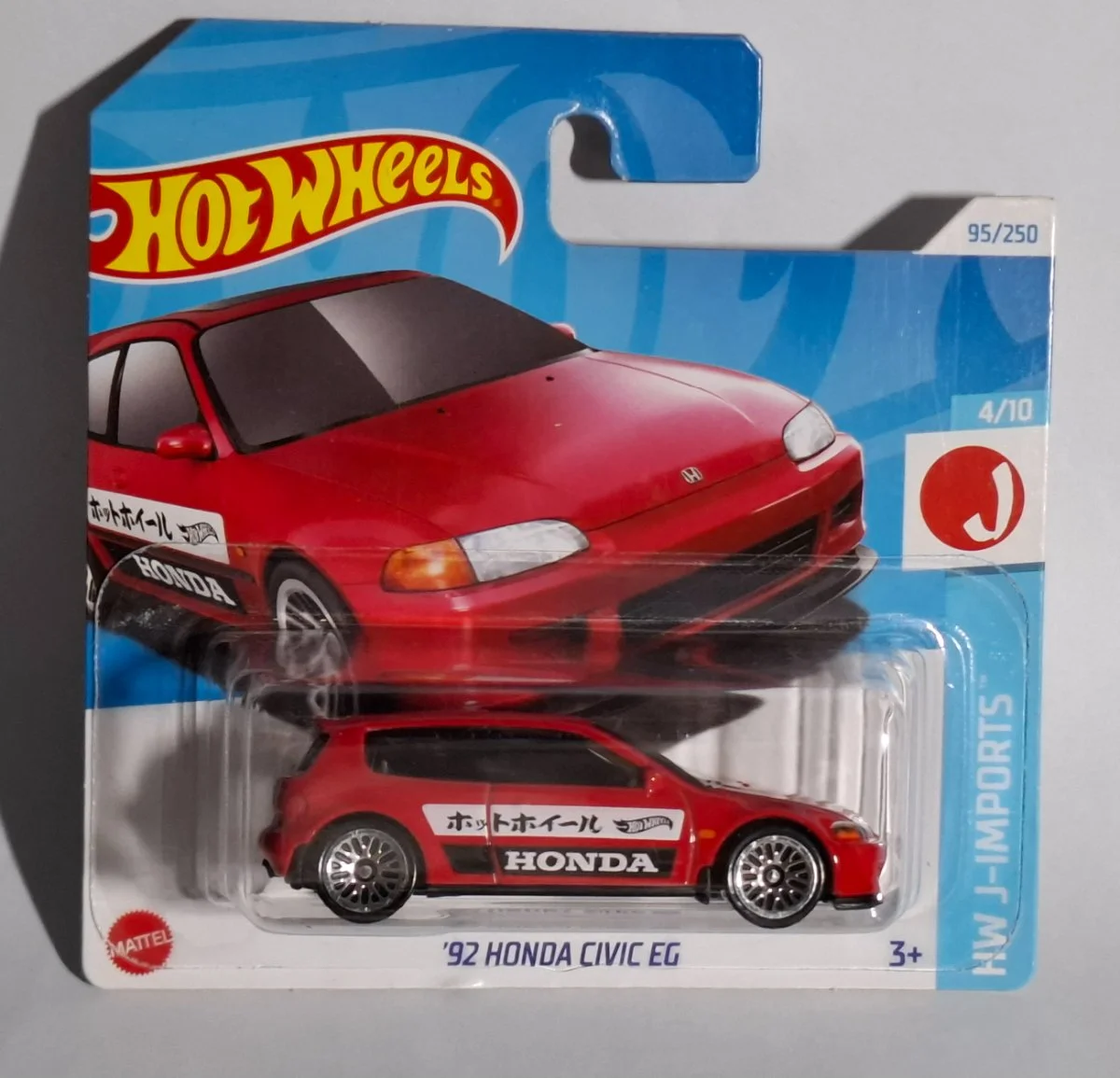 Hot Wheels '92 HONDA CIVIC EG 1:64