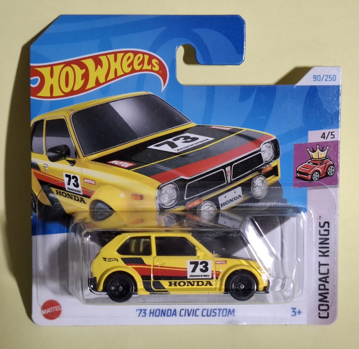 Hot Wheels '73 HONDA CIVIC CUSTOM 1:64