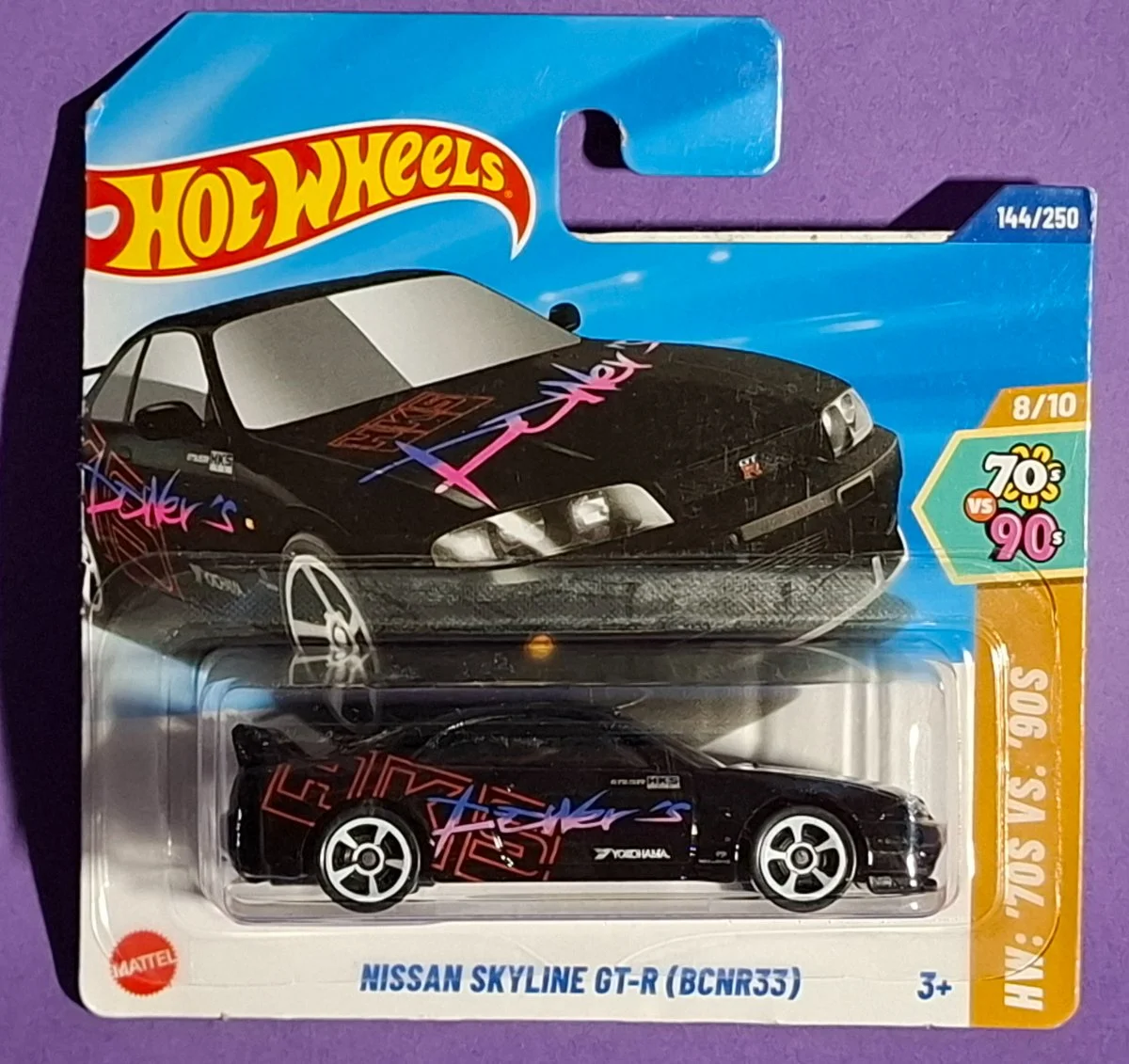 Hot Wheels NISSAN SKYLINE GT-R (BCNR33) 1:64