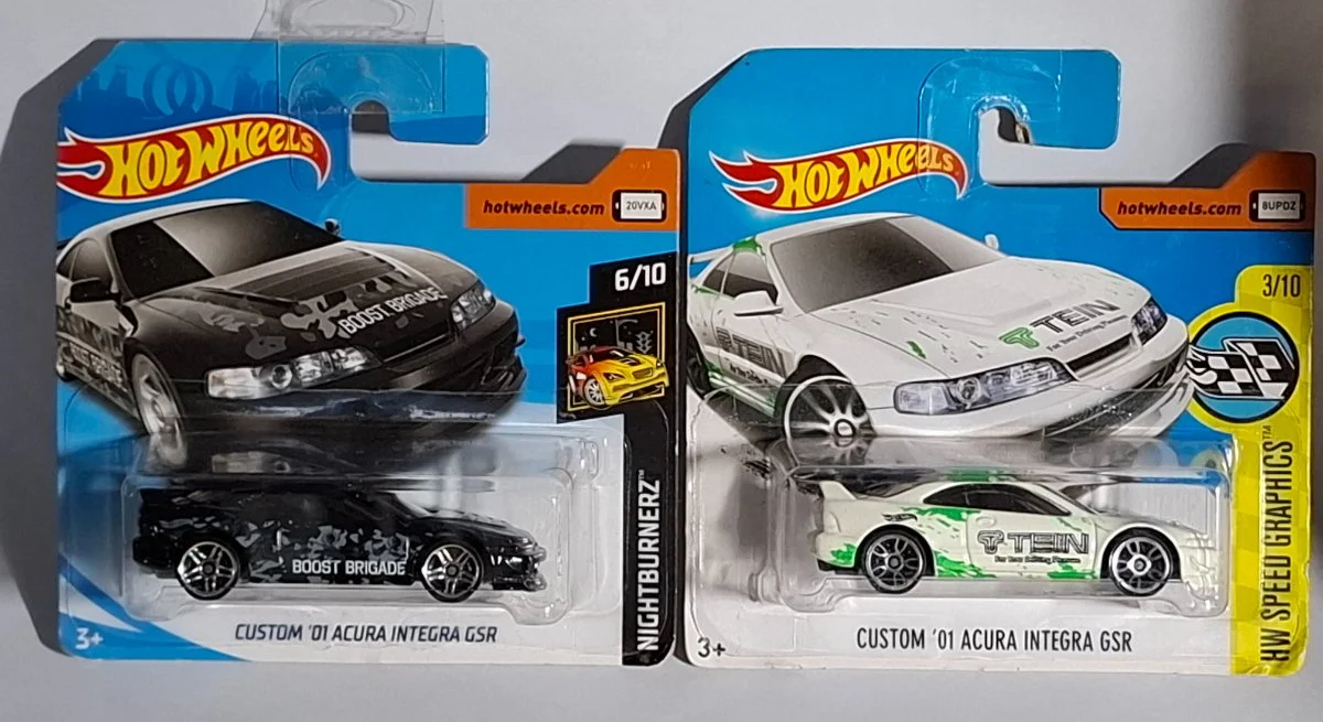 Hot Wheels CUSTOM '01 ACURA INTEGRA GSR 1:64