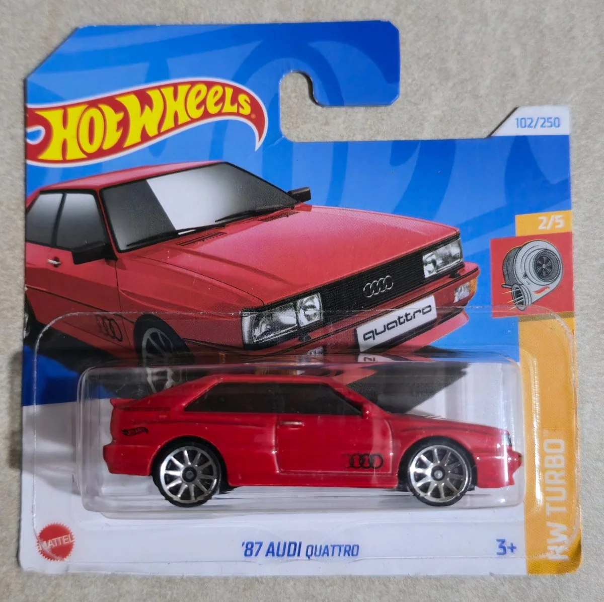 Hot Wheels '87 Audi Quattro 1:64