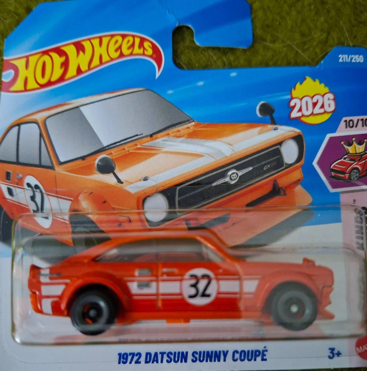 Hot Wheels 1972 Datsun Sunny Coupe 1:64