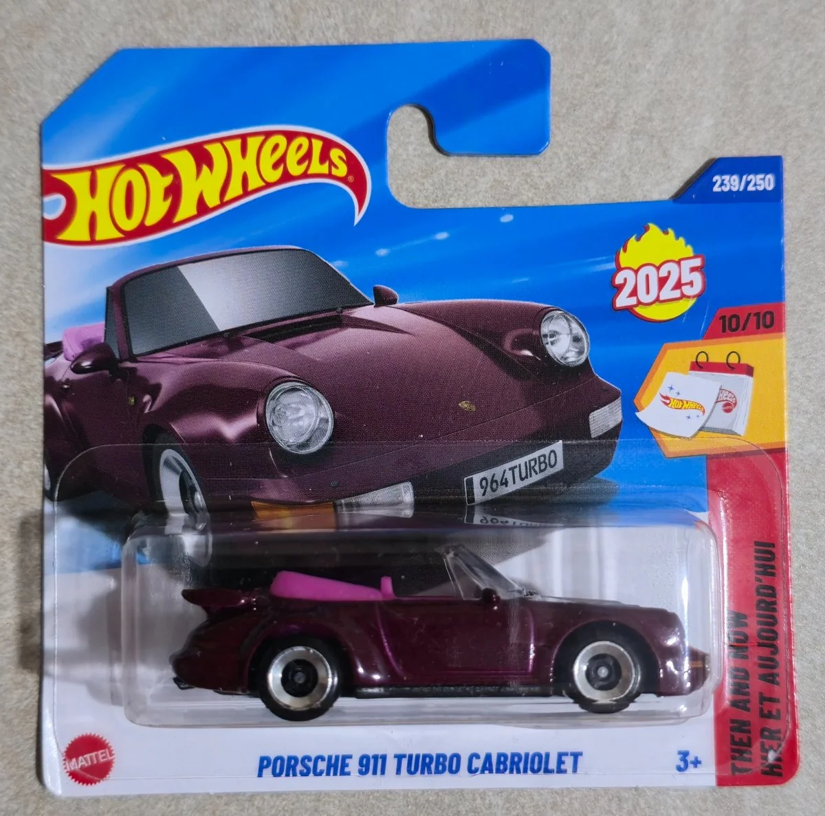 Hot Wheels Porsche 911 Turbo Cabriolet 1:64