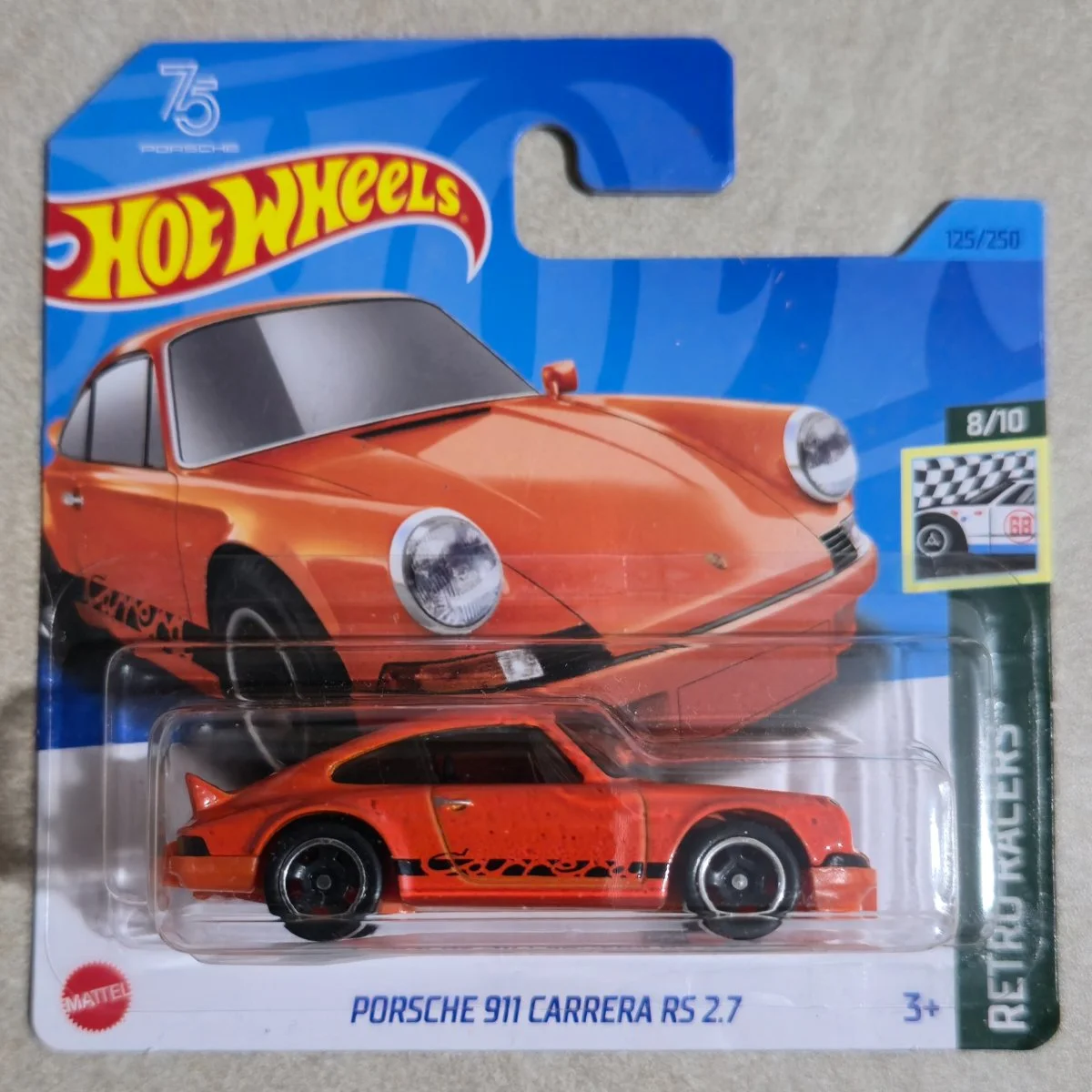 Hot Wheels Porsche 911 Carrera RS 2.7 1:64