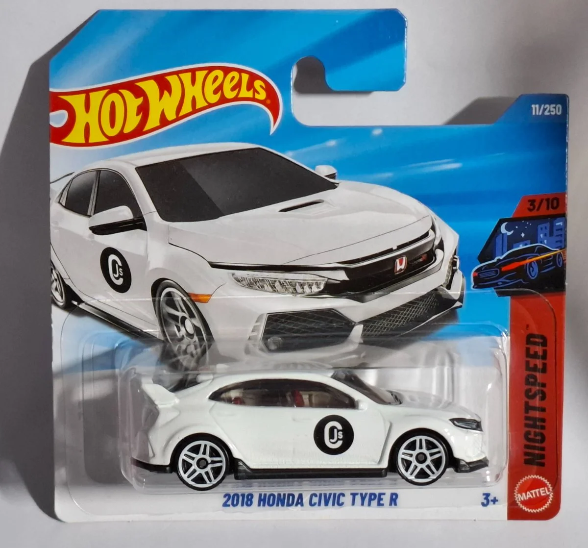 Hot Wheels 2018 HONDA CIVIC TYPE R 1:64