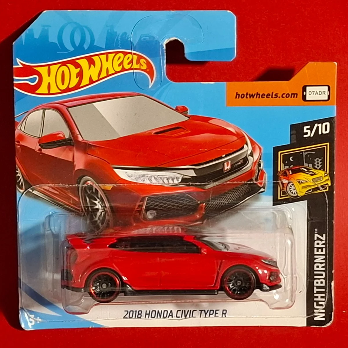 Hot Wheels 2018 HONDA CIVIC TYPE R 1:64