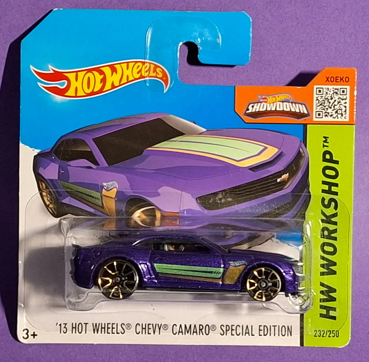 Hot Wheels '13 HOT WHEELS CHEVY CAMARO SPECIAL EDITION 1:64