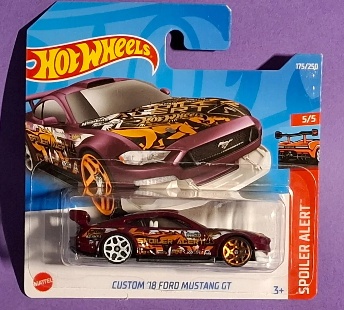 Hot Wheels CUSTOM '18 FORD MUSTANG GT 1:64