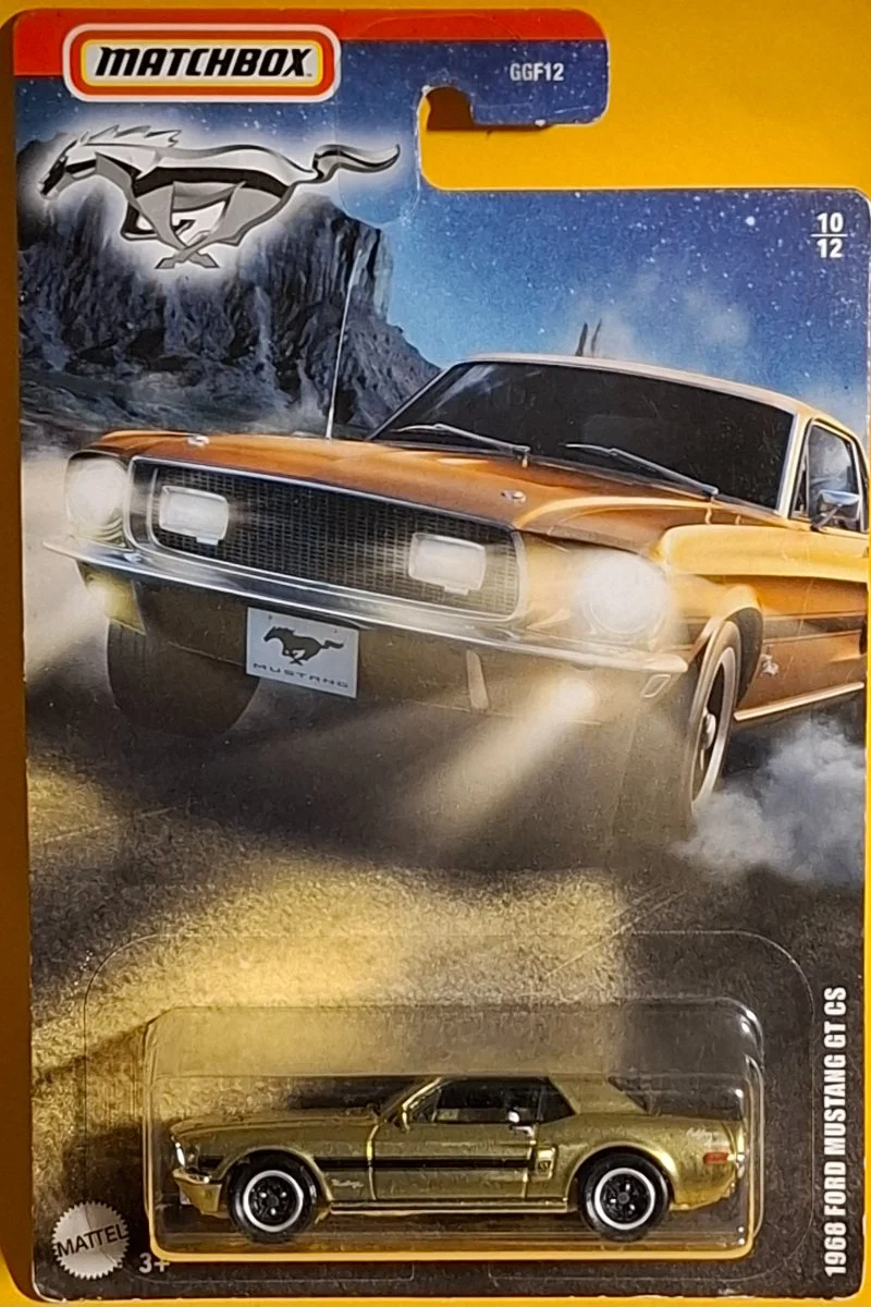 Matchbox 1968 FORD MUSTANG GT CS 1:64