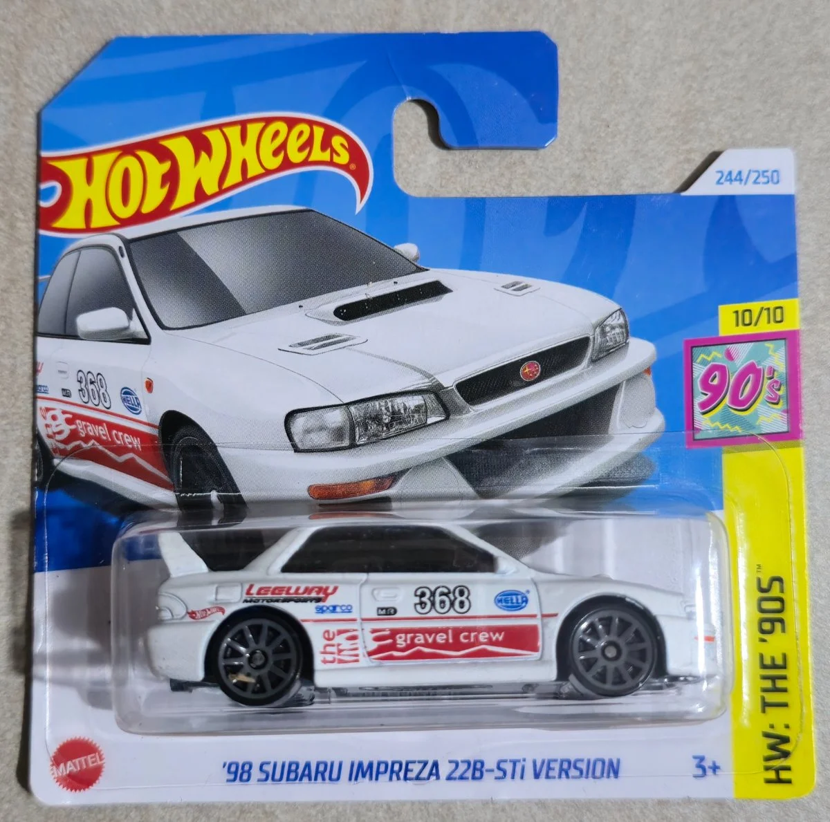 Hot Wheels '98 Subaru Impreza 22B-STi Version 1:64