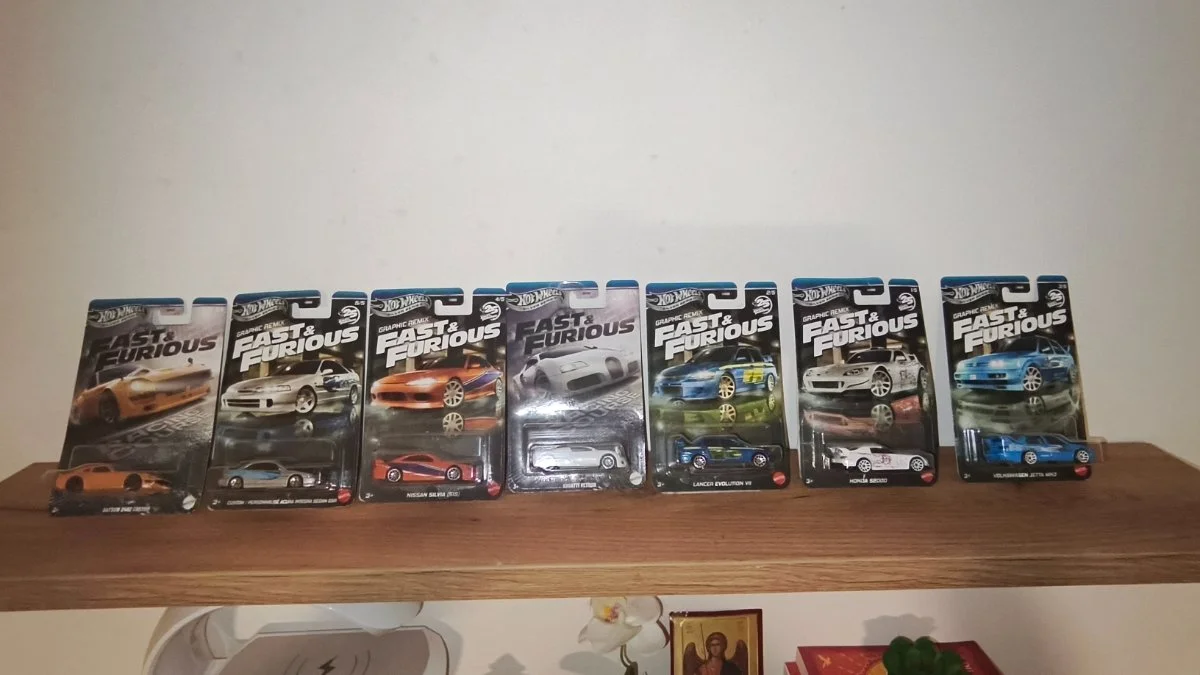 Hot Wheels Silver series fast&furious graphic remix plus 2 silver series 1:64