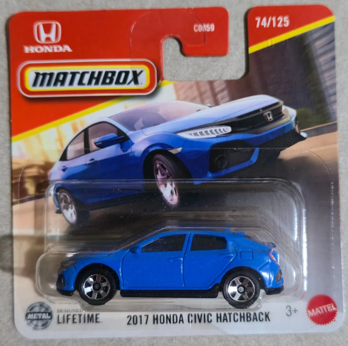Matchbox 2017 Honda Civic Hatchback 1:64