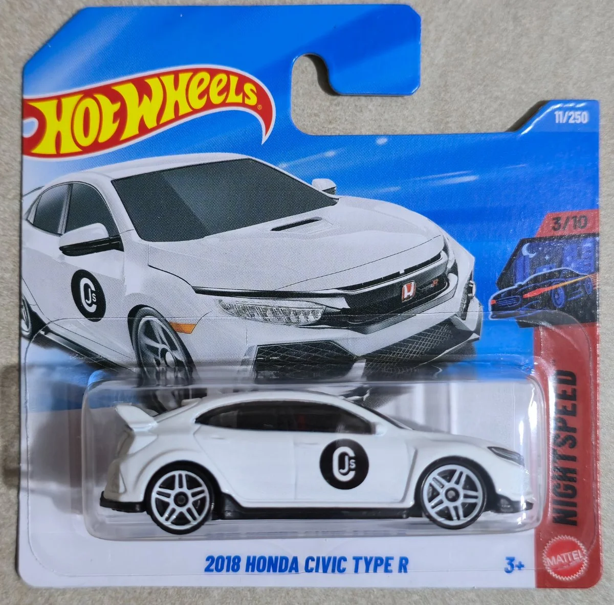 Hot Wheels 2018 Honda Civic Type R 1:64