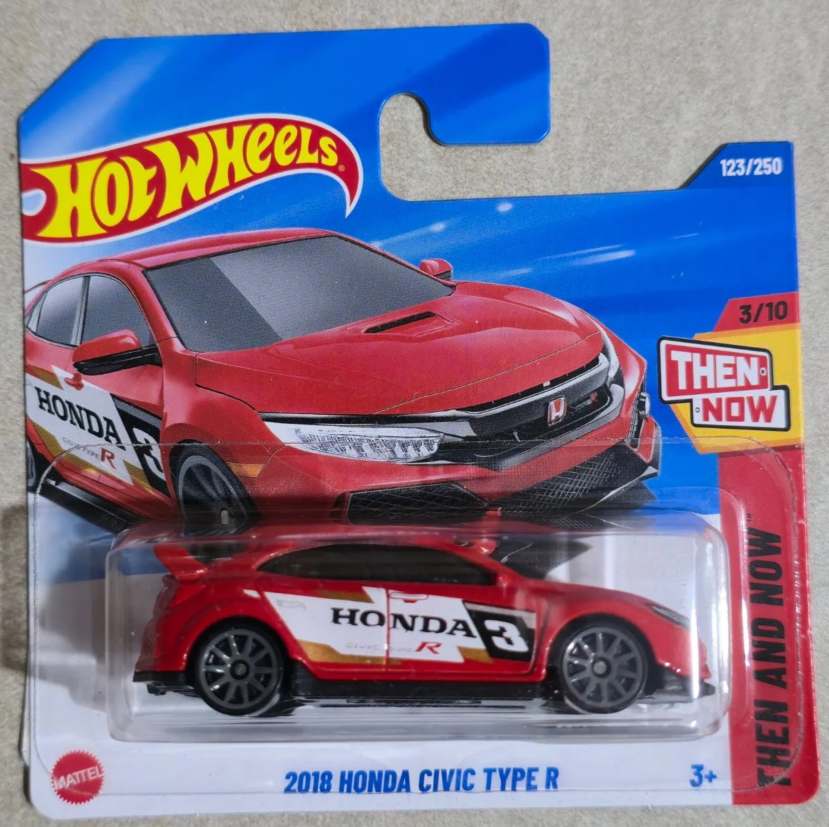 Hot Wheels 2018 Honda Civic Type R 1:64