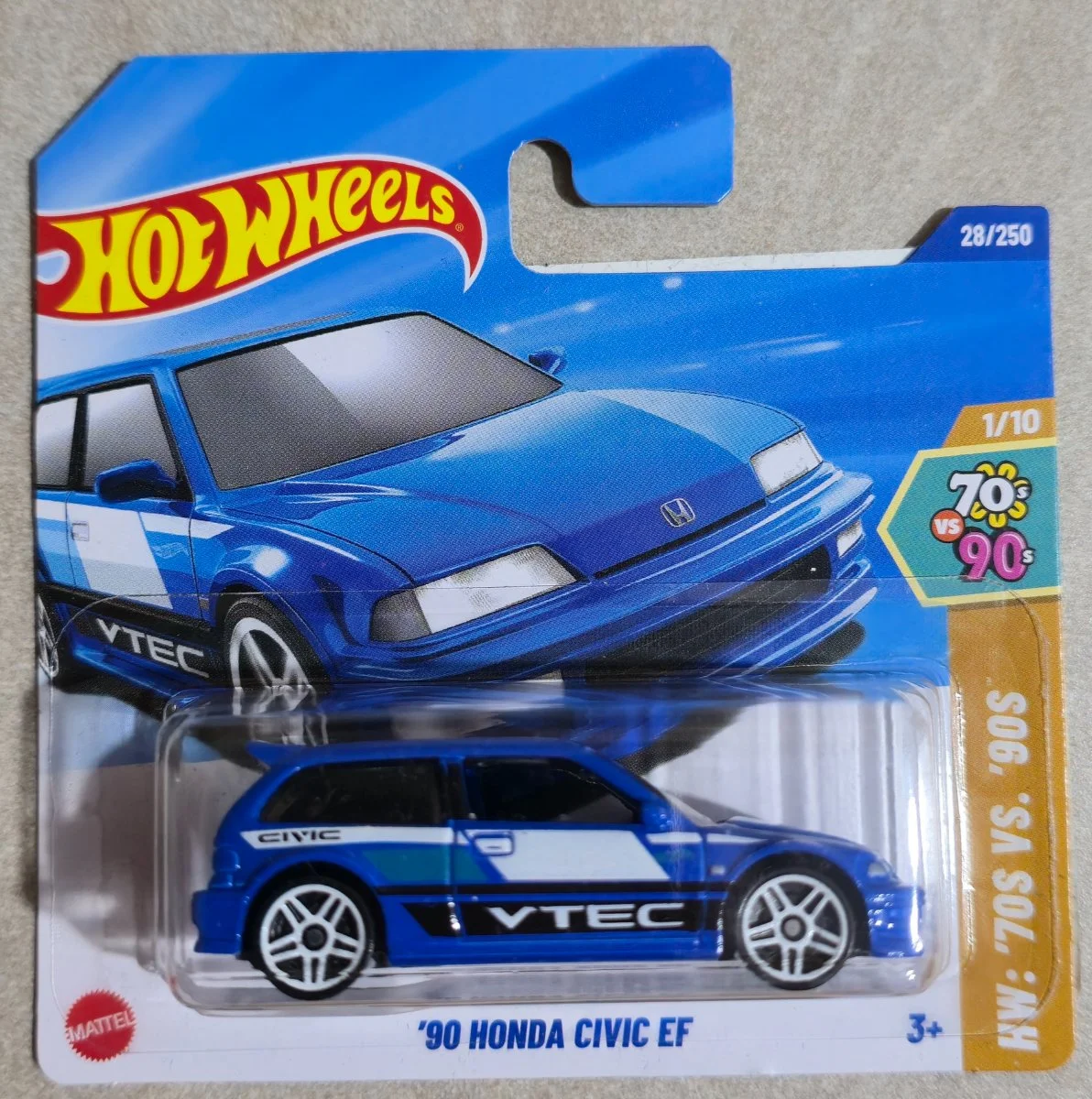Hot Wheels '90 Honda Civic EF 1:64